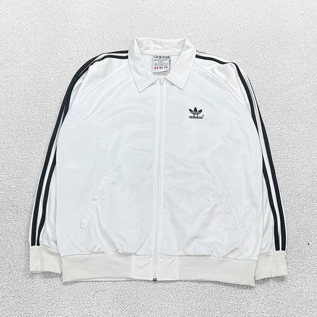 아디다스 90s USA 카라 트랙탑 져지 화이트