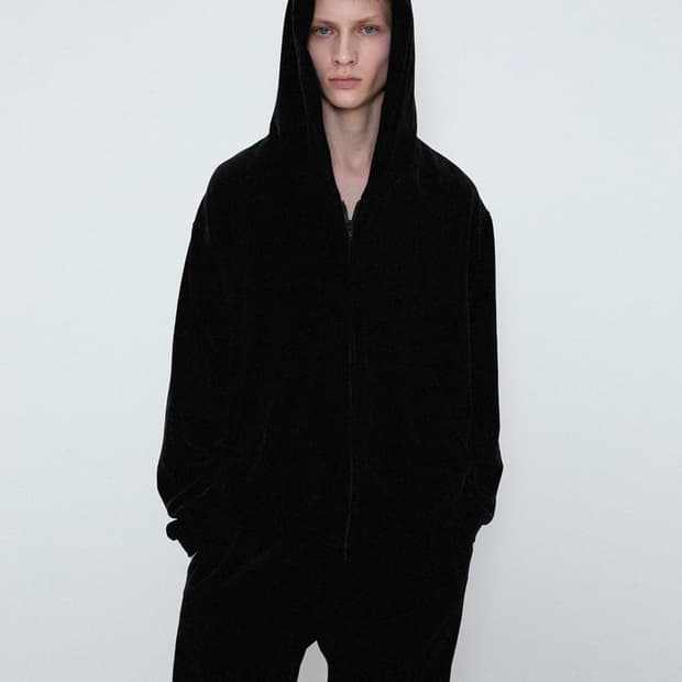 INNIR 254 Velour zip hoodie