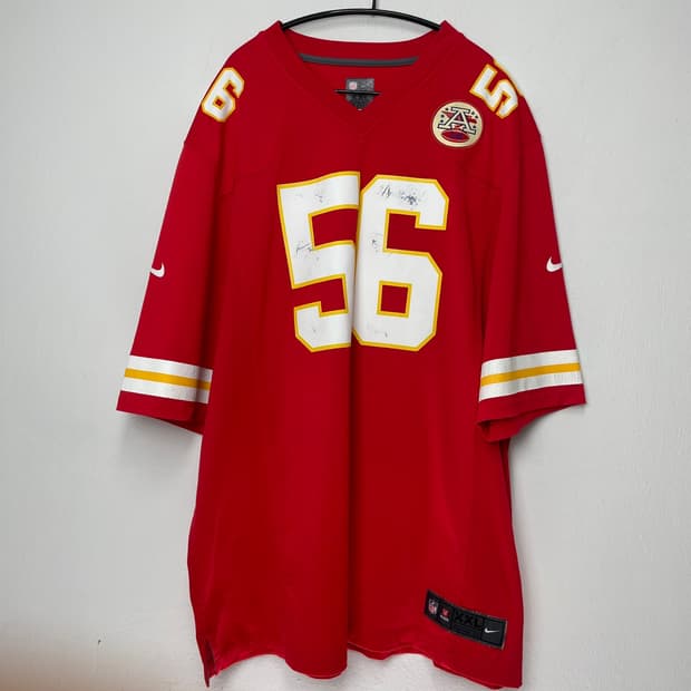 나이키 Nike 캔자스시티 치프스 NFL 풋볼 져지  유니폼 2XL