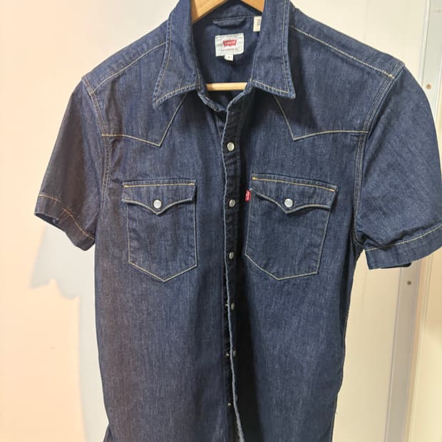 리바이스 웨스턴 데님 셔츠 S