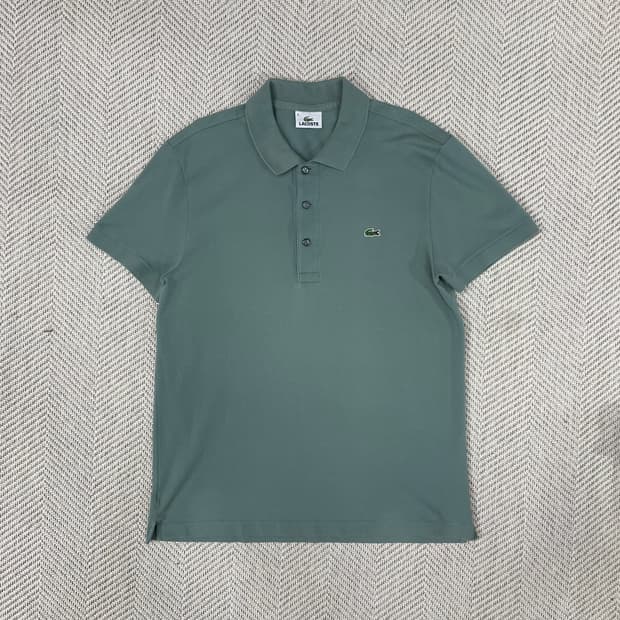 라코스테 카키색 카라티 4 (L)