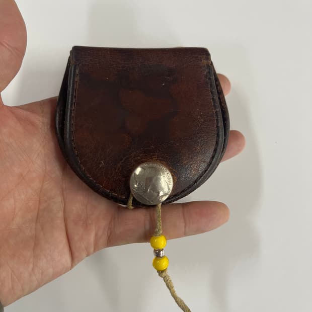 고로스 새들레더 인디언콘초 동전지갑