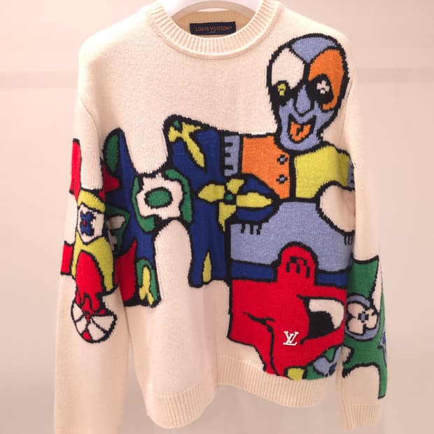 [정품/중고] 루이비통 퍼즐 자카드 니트