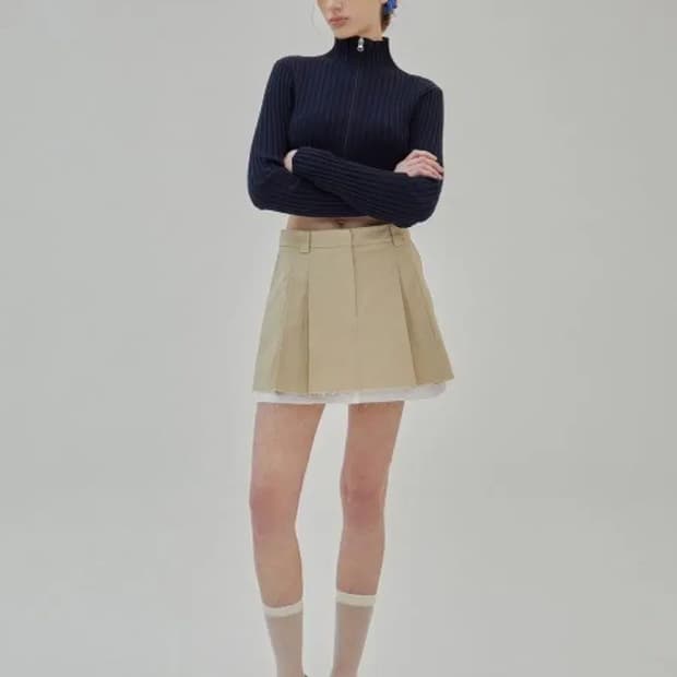 레이브 플리츠치마 raive 플리츠 스커트 태연