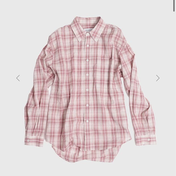 999휴머니티 셔츠 EASY CHECK SHIRTS V10 (PINK)