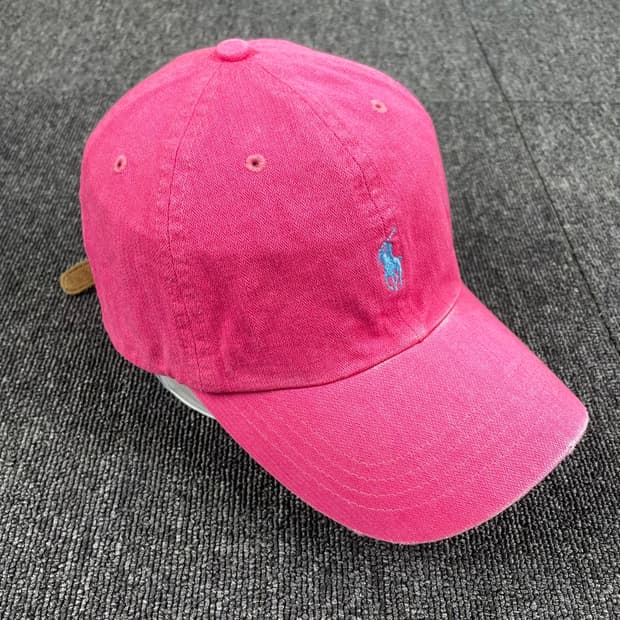 폴로 가죽 스트랩 볼캡