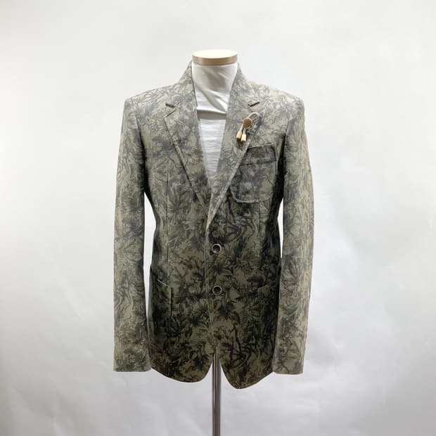 지오송지오 남성자켓 카키플라워자켓 100 