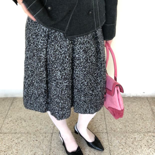 tweed skirt / sept premières