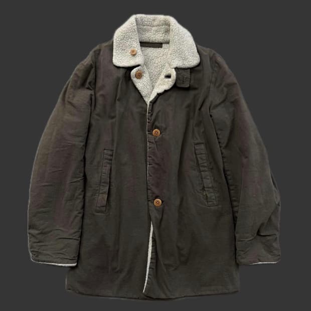 45 rpm 보아 플리스 리버시블 자켓