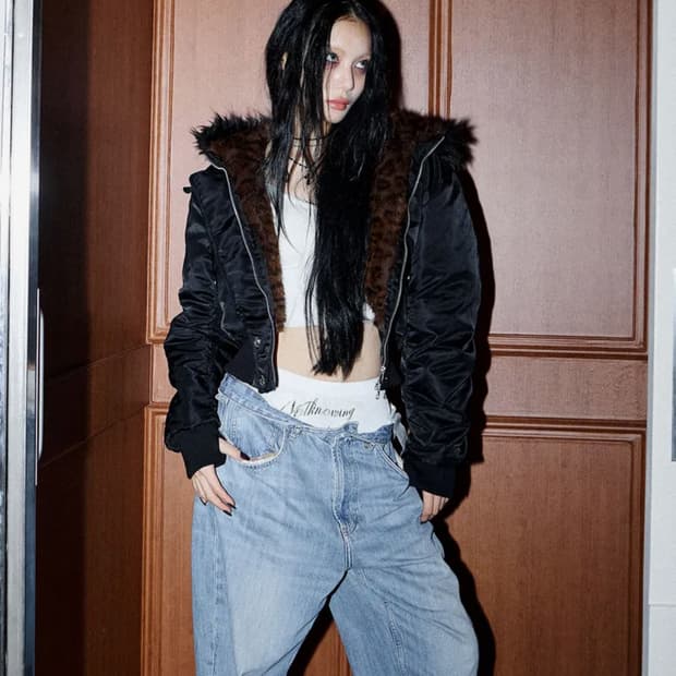 낫노잉 Fur Trim MA-1 Padded Jumper