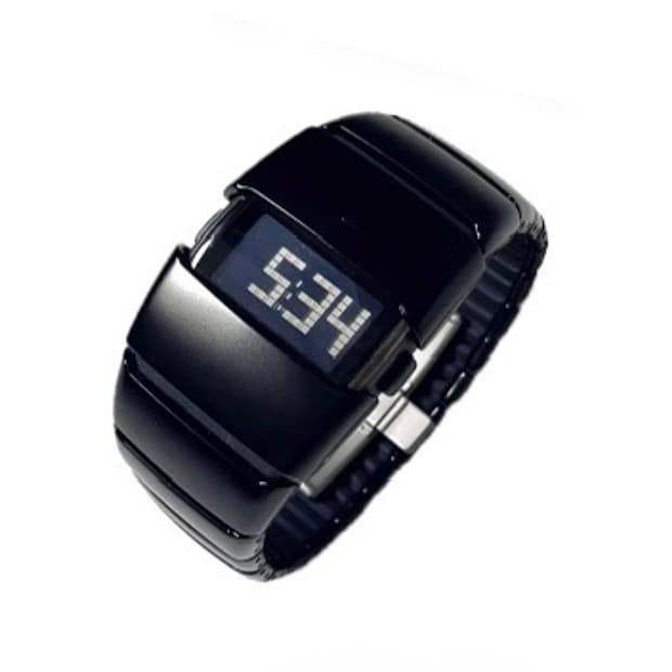 나이키 디 라인 블랙 디지털 시계