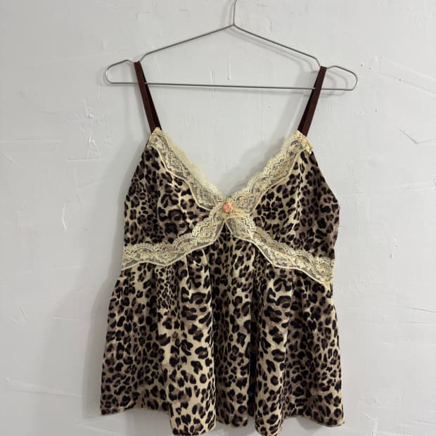leopard sleeveless