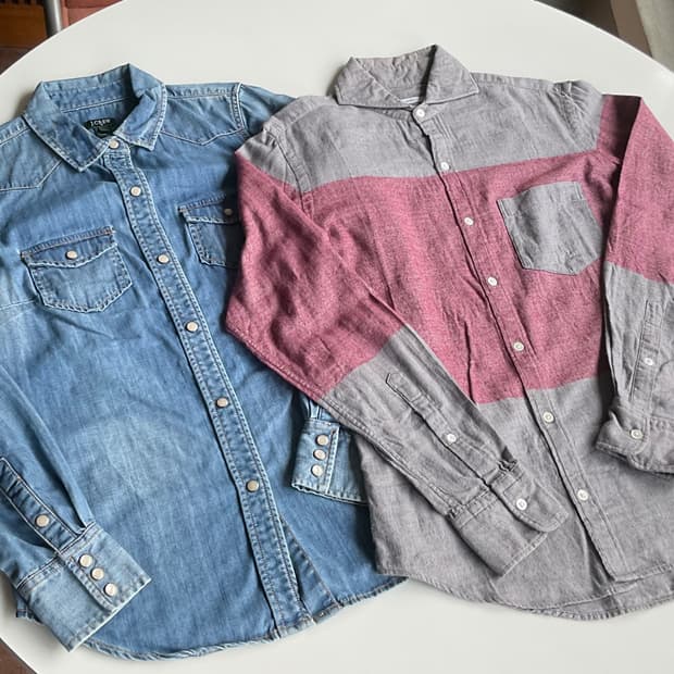 J.CREW, SHIPS 셔츠 두벌 일괄