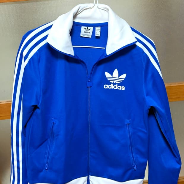 네고 가능) 새상품급, 아디다스 베켄바우어 져지 트랙탑 블루 S 스몰
