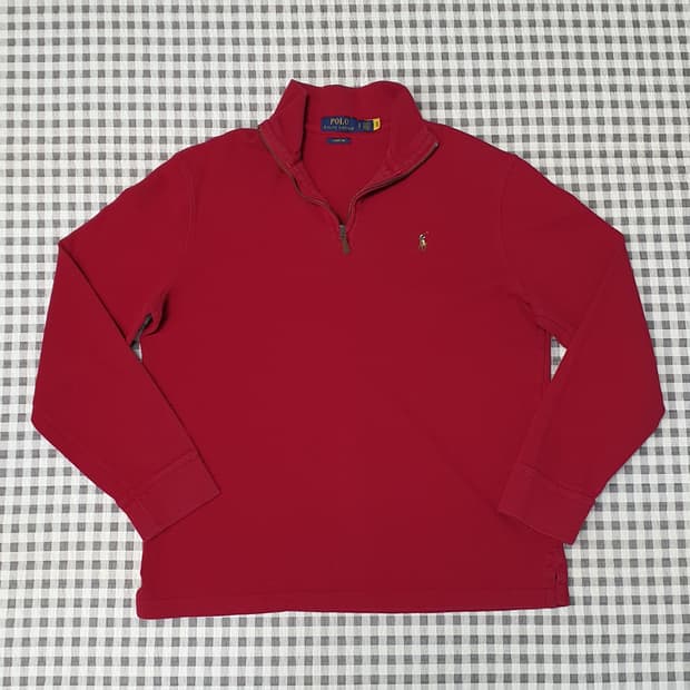 폴로 랄프로렌 하프집업 긴팔티 남자95~100