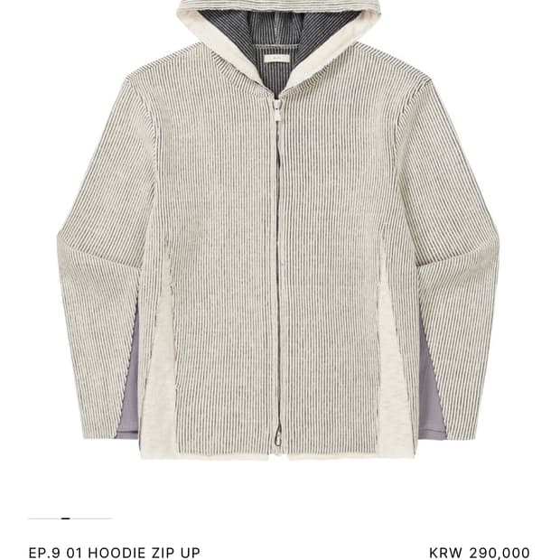 엑슬림 ep.9 01 후드집업 (xs)