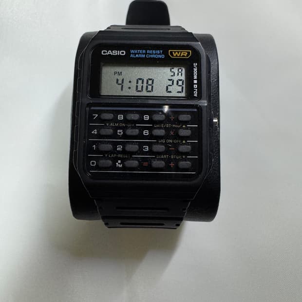 카시오(CASIO) 데이터뱅크 CA-53W 계산기 워치