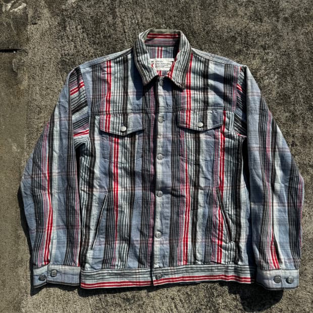 [M] Big Bill 체크 트러커 셔츠 자켓