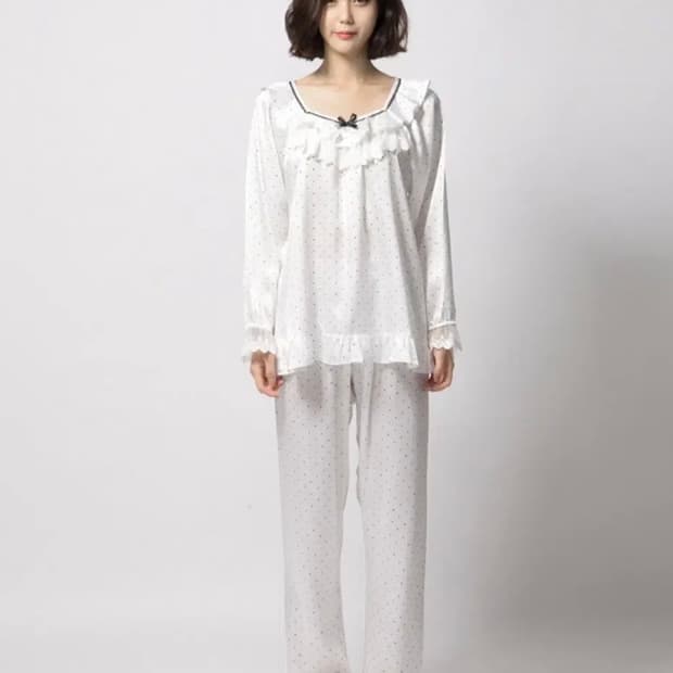 이브니에 도트 공주 프릴 레이스 잠옷(새상품)