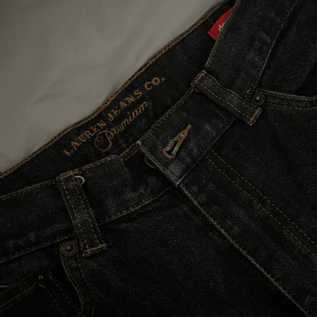 로렌 랄프 로렌 side slit pants (black)