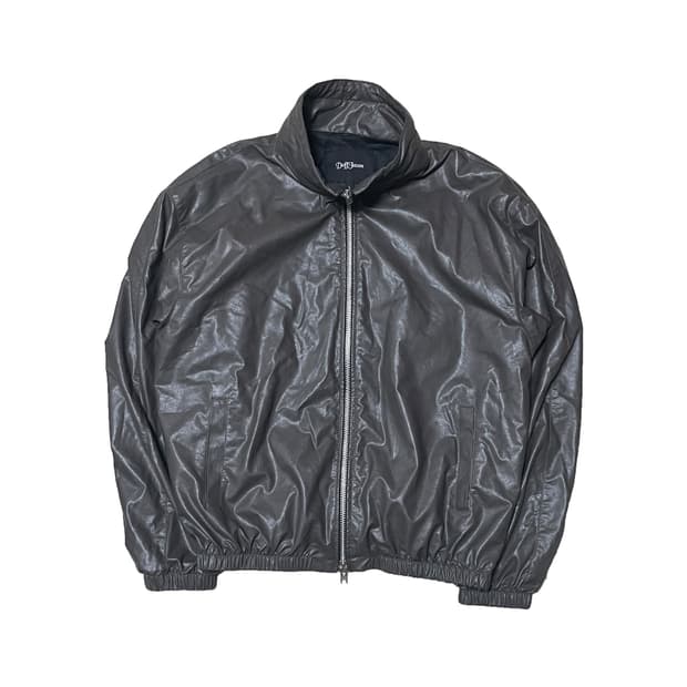 도프제이슨 비건레더 오버핏 바람막이 점퍼