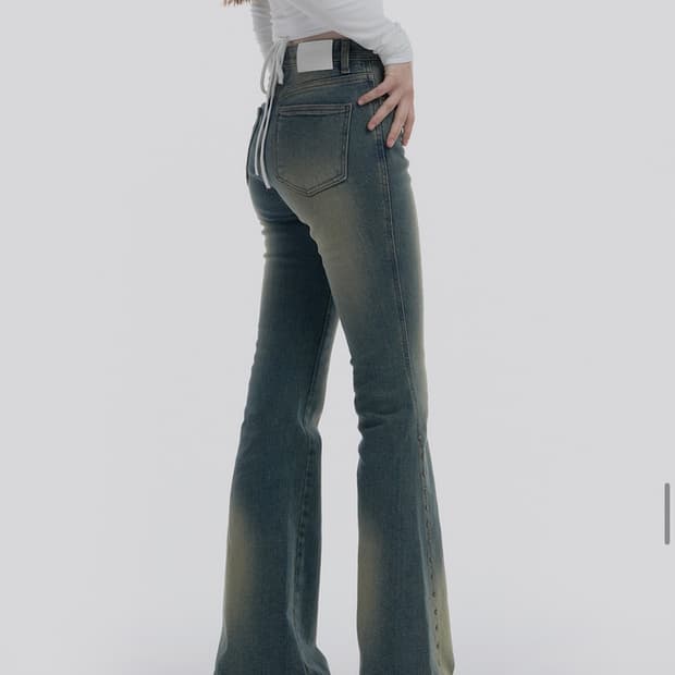 MNEM 므넴 워시드 부츠컷