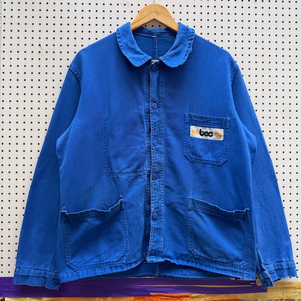 1970s FADED ROUNDED COLLAR 라운드카라 프렌치워크자켓