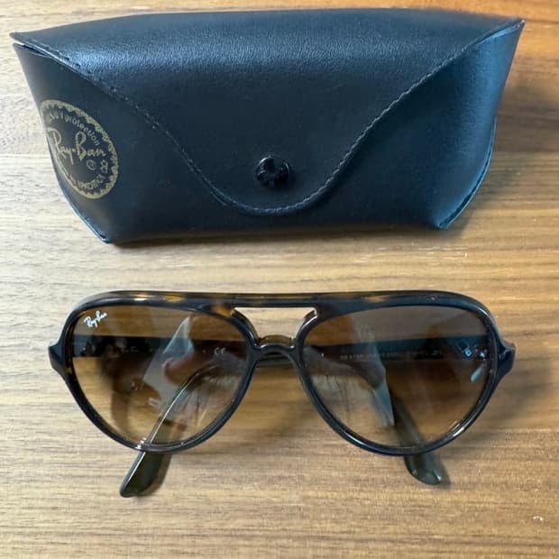 Rayban cats5000 하바나 에비에이터 선글라스