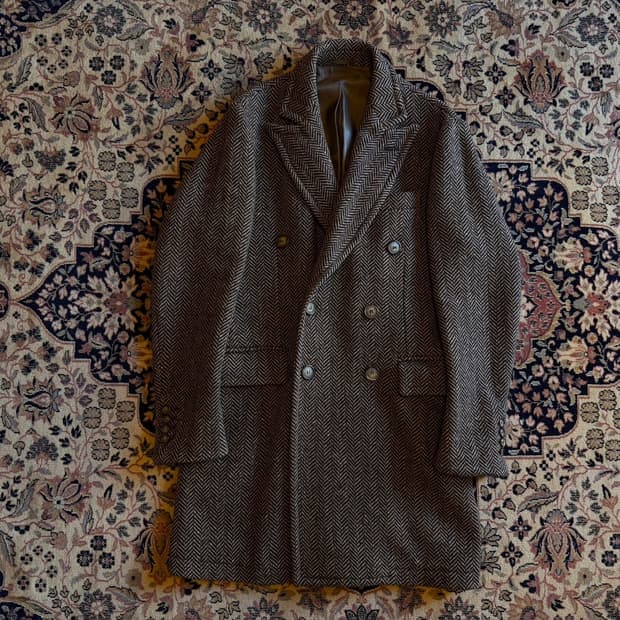 엔리코 포르미꼴라 더블 브레스티드 코트 100