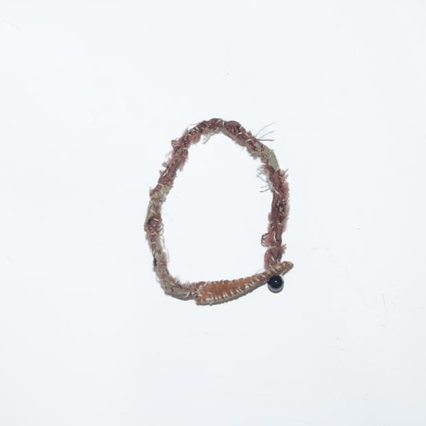 명주 가죽 오닉스 팔찌