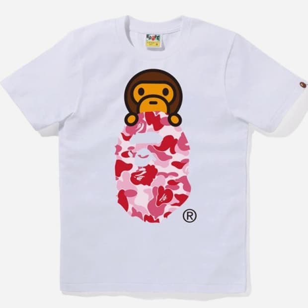 Bape 정품 베이프 마일로온사루 티셔츠 여성S