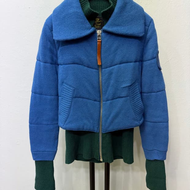 정품) O2ND 오즈세컨 한섬 이중 니트 자켓 1