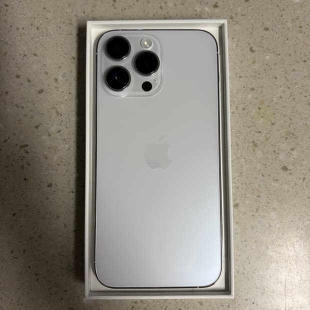 아이폰 14 프로맥스 화이트 128GB 상태최상