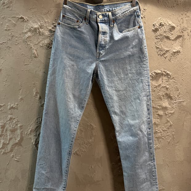 리바이스 501 오리지널 연청 데님 팬츠 W27 L28