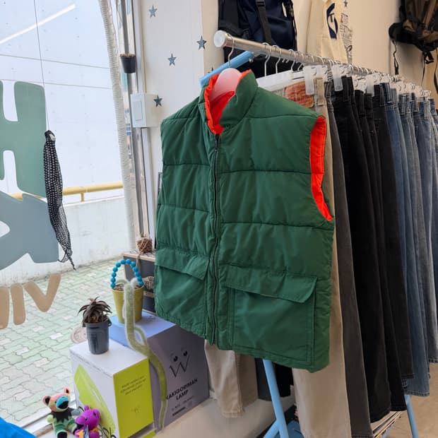 A frost line down vest