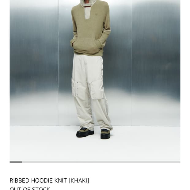 산산기어 니트후드티 사이즈 1