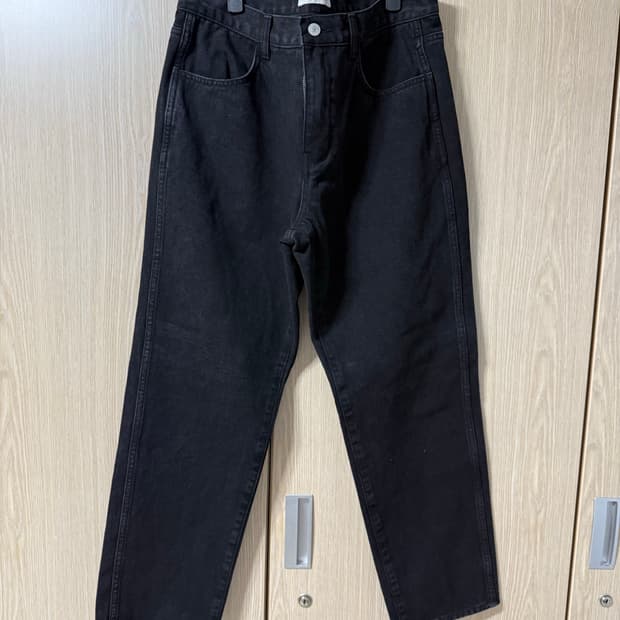아영상사 블랙 데님 팬츠
