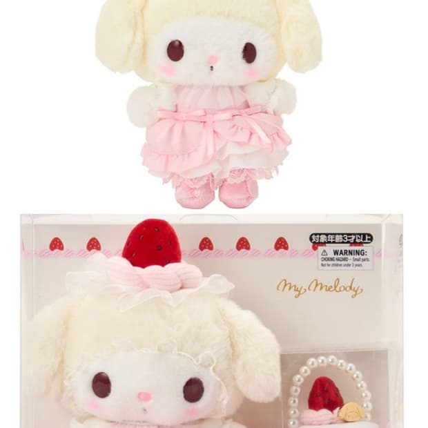 산리오 쇼트케이크2 마이멜로디 마스코트+누이 일괄