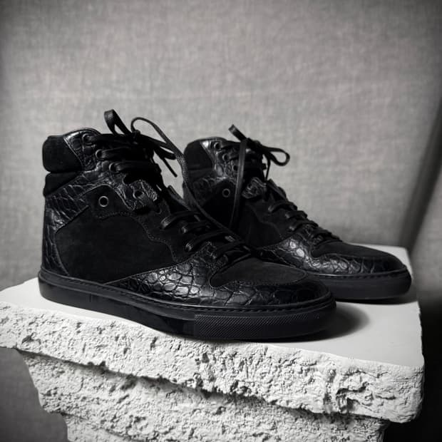 Balenciaga Croc High Top Sneakers