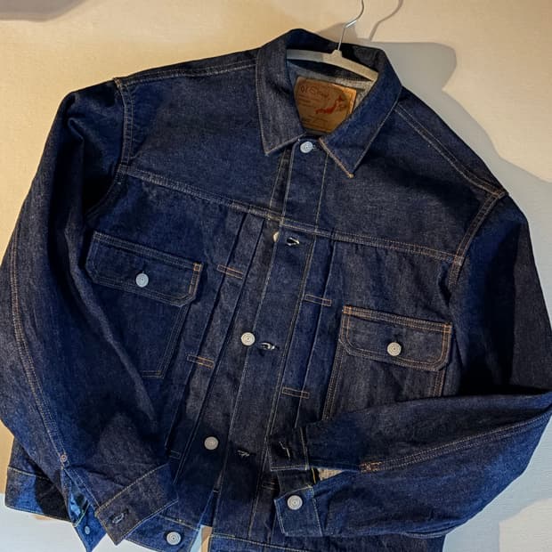 오어슬로우 50s 데님자켓 원워시 6002 
