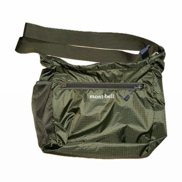 몽벨 포켓터블 라이트 숄더백 크로스백 S 카키