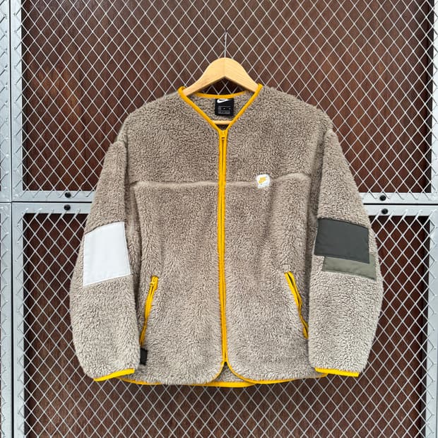 나이키 플러시 뽀글이 후리스 플리스 자켓 M