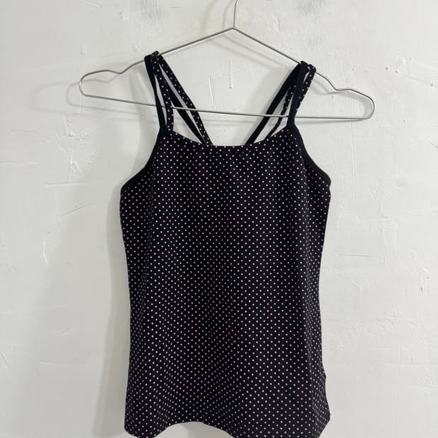 pink dot sleeveless