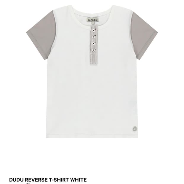 코이세이오 DUDU REVERSE T-SHIRT WHITE