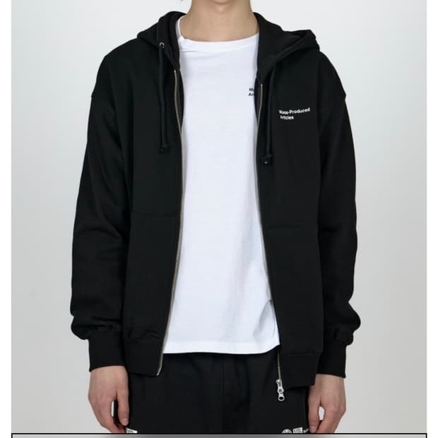 새상품 택o)플라스틱프로덕트 후드집업 s