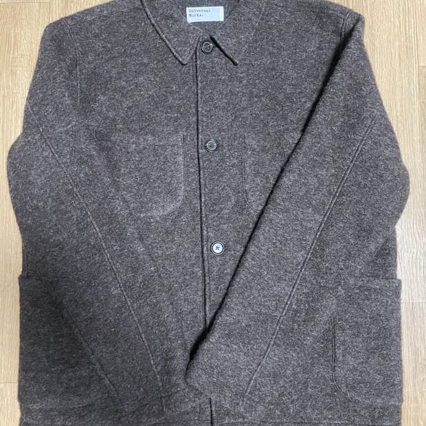 유니버셜웍스 자켓 xl 브라운