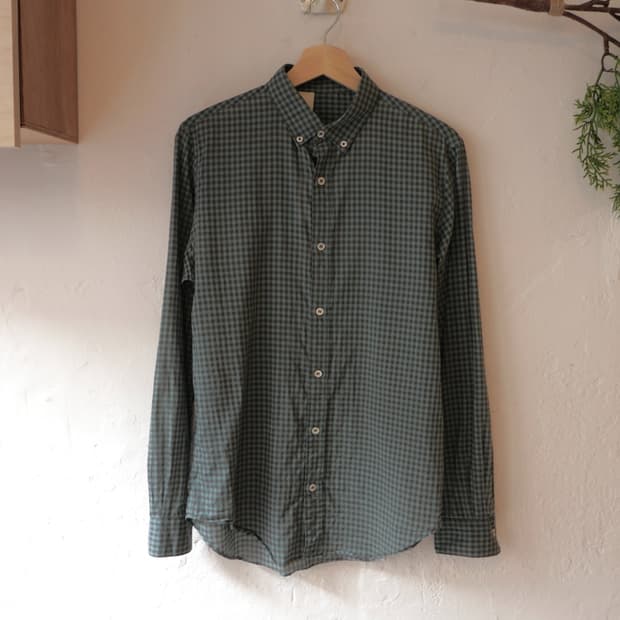 엔할리우드 체크 셔츠