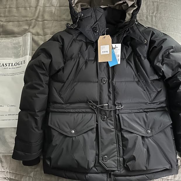 이스트로그 유틸리티 쉴드 파카 25FW 블랙 M사이즈