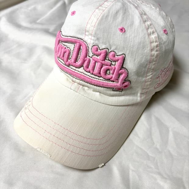 Von Dutch vintage white cap