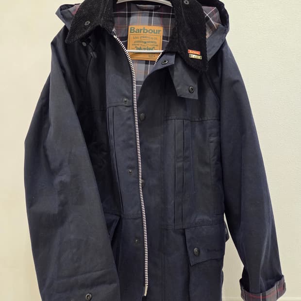 급처) 리바이스 x 바버 콜라보 오버사이즈 비데일 자켓